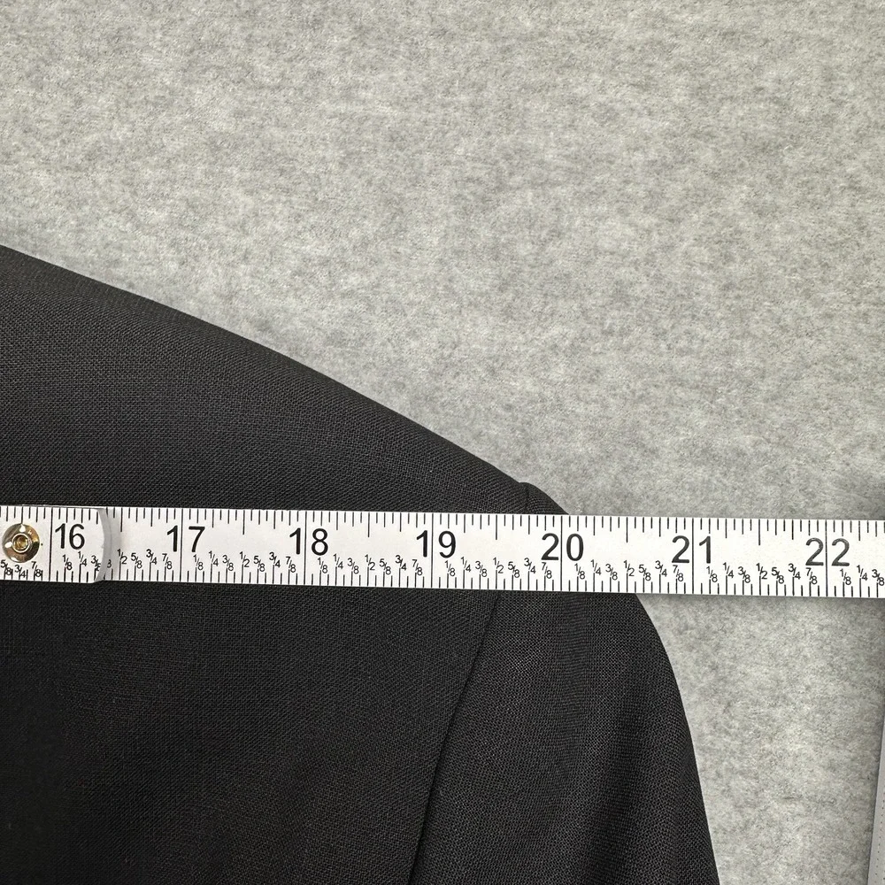 Brooks Brothers 346 Suit Blazer 41S Black Wool Blend 3‎ Button Stretch